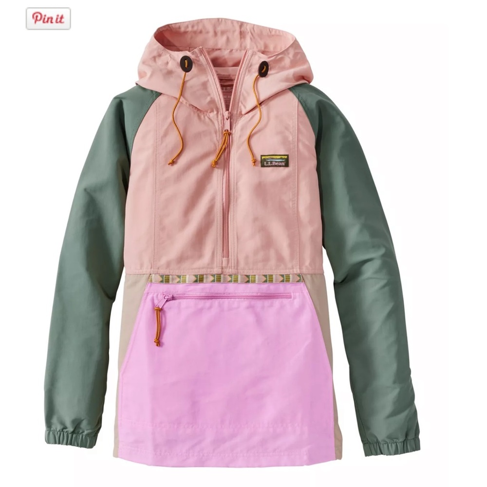 L.L.Bean Logo Patch Jacket - Beige with Black Patch - Picture 3 of 9